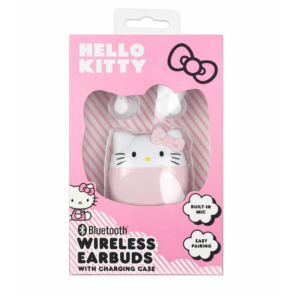 Hello‎ Kitty Bluetooth Wireless Earbuds Pink Charging Case Sanrio